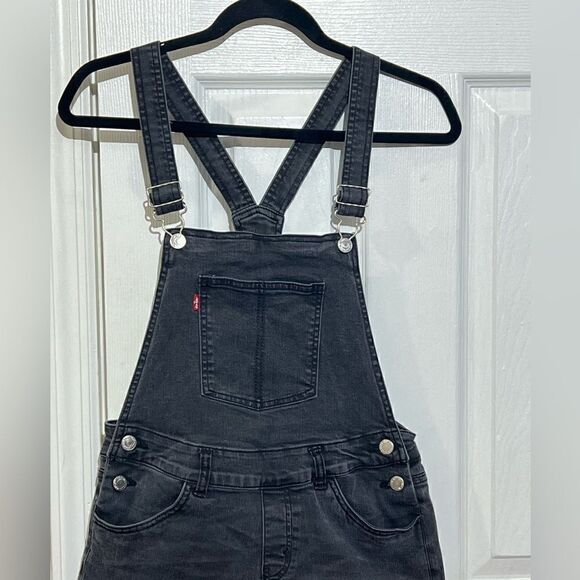 Levis Overalls kids overall Bib Denim Stretch black size 16 - Picture 2 of 10